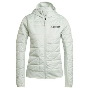 Adidas Terrex - Women's Terrex MT Hybrid Insulated Jacket - Veste synth&eacute;tique taille XL, gris/blanc