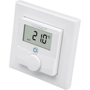 Homematic IP Thermostat mural avec capteur d'humidité de l'air, pour maison intelligente