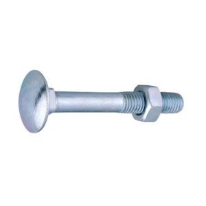 Image de VisWood Boulon japy zingué Ø 12 mm 100 mm Filetage partiel 30 mm - Boîte de 25