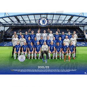 Be The Star Posters Chelsea FC 21/22 Squad Poster A2 sous licence officielle Bleu 41,9 x 59,2 cm
