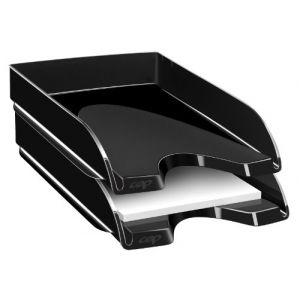 Image de CEP Office Solutions Pro Greenspirit Lot de 2 corbeilles à courrier pleines en plastique Noir