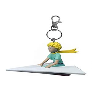 Plastoy PORTE-CLÉS LE PETIT PRINCE DANS L'AVION EN PAPIER - - Porte-