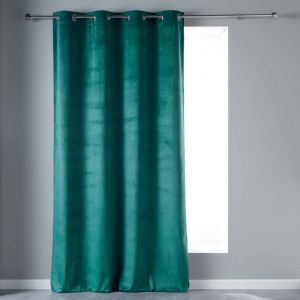 Rideau tamisant (140 x 240 cm) Veloutea Vert