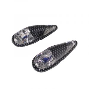 REPLAY Paire de lampes d&eacute;coratives goutte d'eau transparent/carbone a