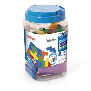 Miniland Baby Liderpapel - Jeu didactique de pentominos colorés