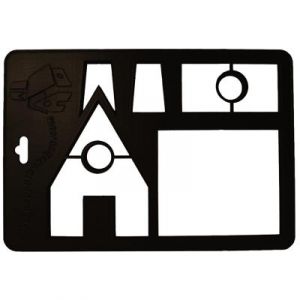 Gastromax gastromax moule &agrave; motif maison en pain d'&eacute;pice, (h): 285 mm noir