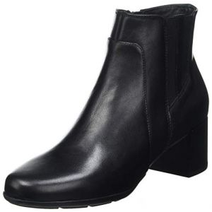 Geox Femme D New Annya Mid Ankle boot, Noir, 39 EU