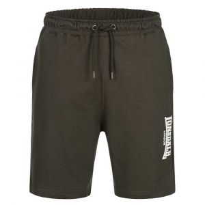Lonsdale Fringford Short pour homme, Olive/blanc, XL