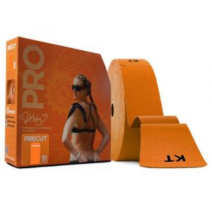 KT Tape Pro Jumbo 150 Bande de kinésiologie synthétique prédécoupée Unisexe, Orange (Blaze), Synthetic pre-Cut