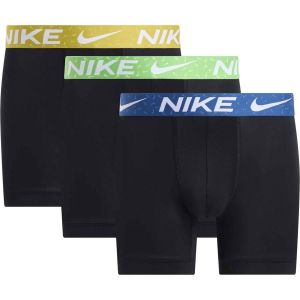 Nike Shorts Boxer Pack De 3 - Noir/bleu/vert/jaune, pointure Small - ['Noir'] - Taille Small