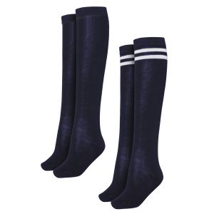 Urban classics Ladies College Socks 2-Pack Chaussettes, Navy, 35-38 Femme