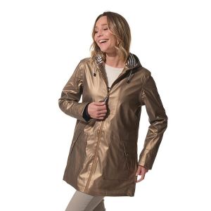Parka ciré métallisé femme Hublot Mode Marine Dania