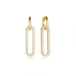 Sif Jakobs Jewellery Boucles d'oreilles SJ-E42220-CZ-YG 925 Argent