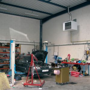 Sovelor A&eacute;rotherme h&eacute;lico&iuml;de AGSX35G20 gaz naturel 20mbar 34kW d&eacute;bit d'air 3500m3/h suspendu