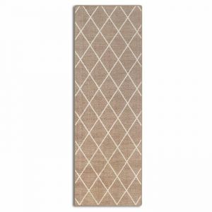 Tapis de couloir Cosenza Beige 80 x 400 cm