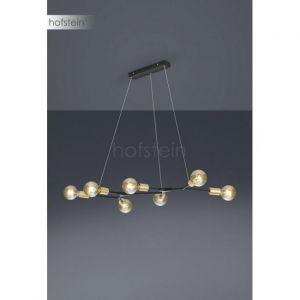 Trio Suspension, métal, laiton noir, longueur 91 cm, CROSS LEUCHTEN