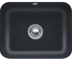 Villeroy & Boch Evier 1 bac Cisterna 60C Pure Black CeramicPlus