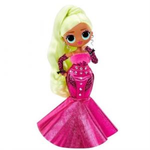 LOL Surprise OMG Poupée Mannequin 24 cm Lady Diva 2 tenues avec peigne et accesoires D