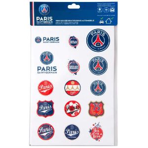 15 stickers autocollants PSG