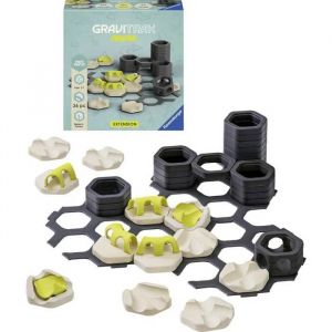Ravensburger GraviTrax Junior Extension Multi Routes - Circuit &agrave; Billes Extensible pour Enfants, Piste &agrave; Billes principalement compos&eacute;e de mati&egrave;res premi&egrave;res renouvelables avec des Mondes th&eacute;matiques