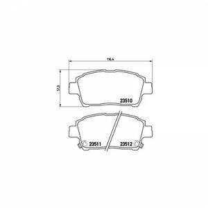 Brembo 4 plaquettes de frein P83051