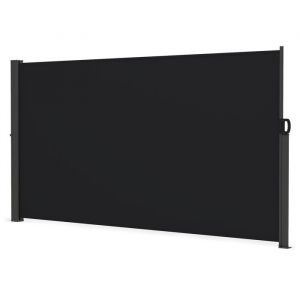 Costway Brise-Vue Rétractable 3 X 1,6m - Store Latéral Extérieur Avec Poignée - Écran D'intimité Pliable Pour Terrasse Patio Jardin
