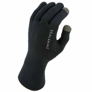 Sealskinz Waterproof All Weather Ultra Grip Knitted Gauntlet Gants Mixte, Noir, M
