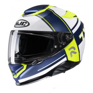 HJC Casque intégral RPHA 71 Zecha bleu/blanc/jaune mat- S