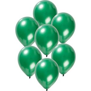 Folat Ballons Vert Foncé Métallique 30cm-50 pièces, 19134