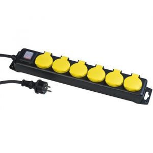 Revolt : Multiprise d'ext&eacute;rieur &eacute;tanche 6 prises