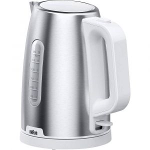 Braun WK 1500 GY bouilloire 1,7 L 2200 W Gris, Acier inoxydable
