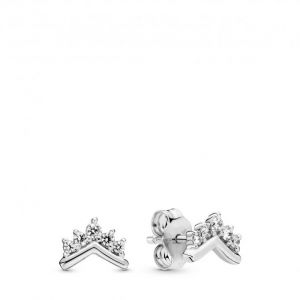 Pandora Boucles d'oreilles 298274CZ - Clous d'oreilles Voeu Tiare Argent