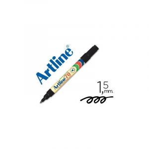 Artline Liderpapel - Marqueur marqueur permanent ek-70 noir - pointe ronde 1,5 mm -papier m&eacute;tal et verre (pack de 12 pcs.)