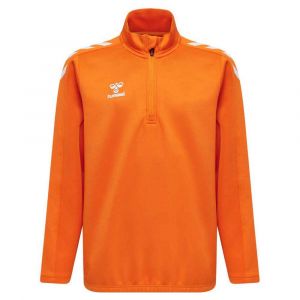 Hummel Sweatshirt Demi Fermeture Core Xk Poly 128 cm Orange Tiger