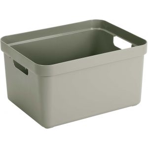 Sunware Boite de rangement Sigma home Box 32 L vert clair - Vert clair