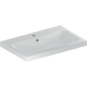 Image de Geberit Lavabo Icon Light 75 cm 1 trou robinetterie et 1 trop-plein