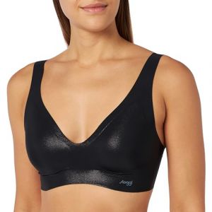 Sloggi Zero Feel Holiday Bralette EX Haut, Noir-(Black Combination), L Femme