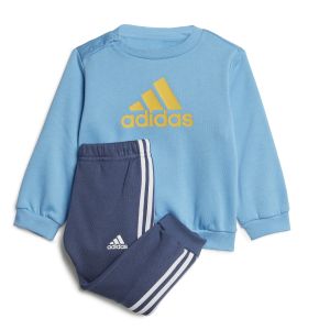 Adidas Ensemble bébés Badge of Sport - Semi Blue Burst / Semi Spark, Semi Blue Burst / Semi Spark - Taille 9-12M
