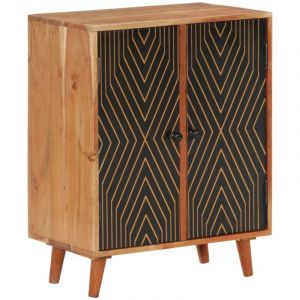 VidaXL Buffet 60x35x74 cm bois massif d'acacia
