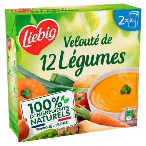 Liebig Velout&eacute; De 12 L&eacute;gumes - Les 2 Briques De 30cl