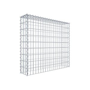 Gabion sur toile type 3 100 cm x 90 cm x 20 cm (L x H x P), maille 5 cm x 10 cm, spirale