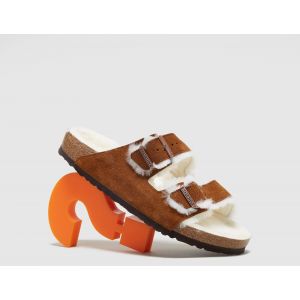 Birkenstock Classic Arizona Lammfell, Mules Mixte, Mink, 42 EU