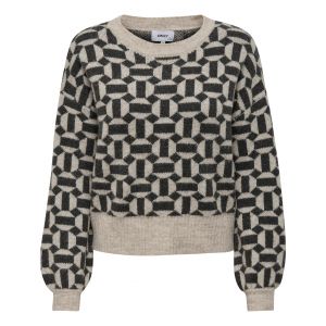 Only Pull à manches longues et col rond Blanc - Taille 36