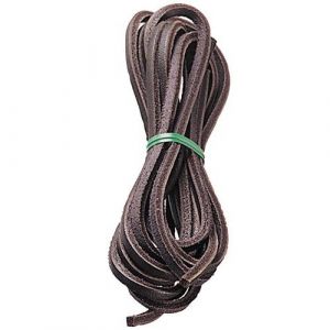 JLF Pro Lacets en cuir 1 paire(s) lacets cuir 1.15m marron - jlf