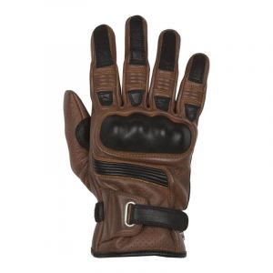 Helstons Gants cuir Strada camel/noir- T8