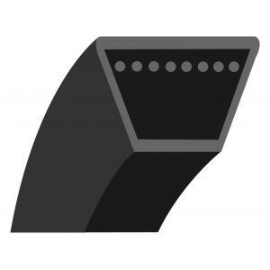 Universel Courroie lisse trap&eacute;zo&iuml;dale qualit&eacute; d'origine SNAPPER, adaptable pour tondeuses autotract&eacute;es V21 (section: 3/8-, L: 24-1/2-)