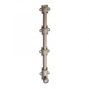 THIRARD Verrou à plaquer pour fenêtre, à coulisse, 300mm, nickel satin
