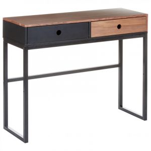 Image de Console 2 Tiroirs "Walnut" Noyer