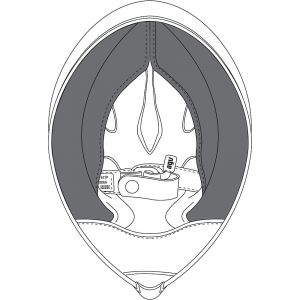 AGV Corsa R Cheek Pads L Black