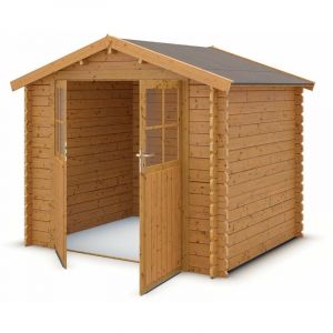Trigano Arbena - Abri de jardin Leto - bois marron - 4,9 m²